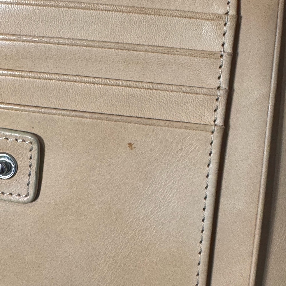 COACH Signature Canvas Wallet in Brown and Tan - Picture 8 of 11